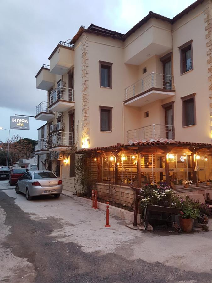 Limon Otel Foça Bagian luar foto